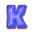 Symbol K (King) in Big Bass Splash